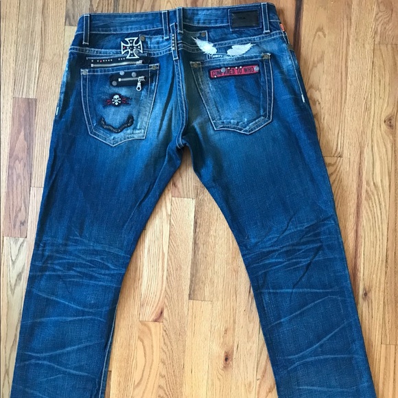 Men’s authentic Robin’s Jeans work once size 38 - Picture 4 of 8